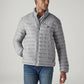Men's Quilted Slim Fit Jacket - Front View