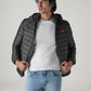 Men's Quilted Slim Fit Puffer Jacket - Styleshot View