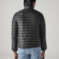 Men's Quilted Slim Fit Puffer Jacket - Back View