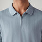 Men's Textured Slim Fit Jacquard Polo T-Shirt - 20 View
