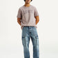 Men's 568 Mid Indigo Loose Fit Mid Rise Cargo Jeans - Styleshot View