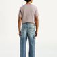 Men's 568 Mid Indigo Loose Fit Mid Rise Cargo Jeans - Back View