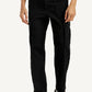 Men's 568 Black Loose Fit Mid Rise Cargo Jeans - Front View