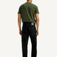 Men's 568 Black Loose Fit Mid Rise Cargo Jeans - Back View