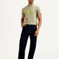 Men's Dark Indigo Tapered Fit Denim Cargo Trousers - Styleshot View
