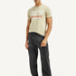 Men's Black Tapered Fit Mid Rise Cargo Jeans - Styleshot View