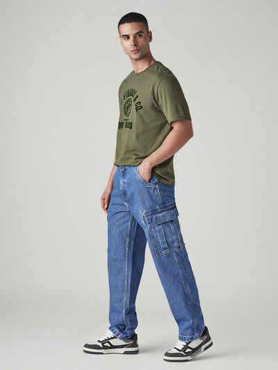 levi's Men's 568 Blue Loose Fit Mid Rise Cargos-picture-23