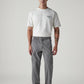Men's 568 Grey Loose Fit Mid Rise Cargos - Front View