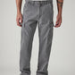 Men's 568 Grey Loose Fit Mid Rise Cargos - Front View