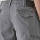 Men's 568 Grey Loose Fit Mid Rise Cargos - Detail View
