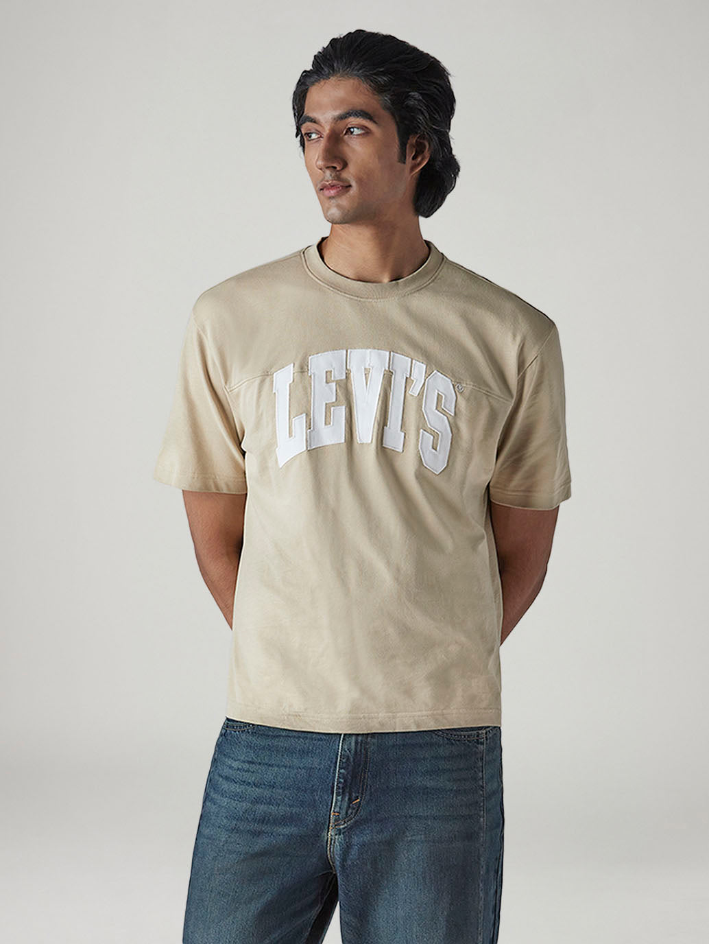 Men's Logo Printed Loose Fit T-Shirt - 20 View