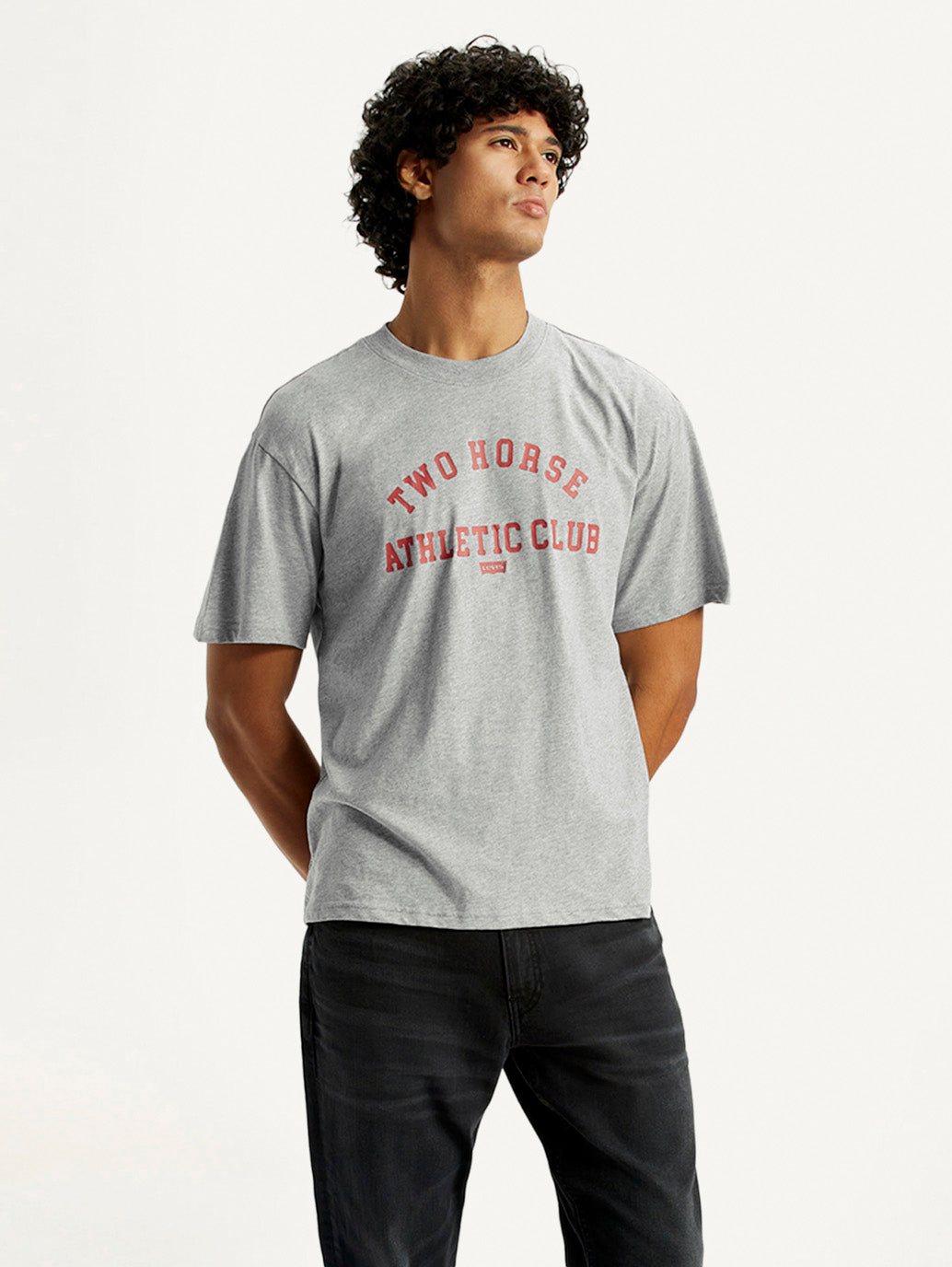 Men's Typography Loose Fit T-Shirt