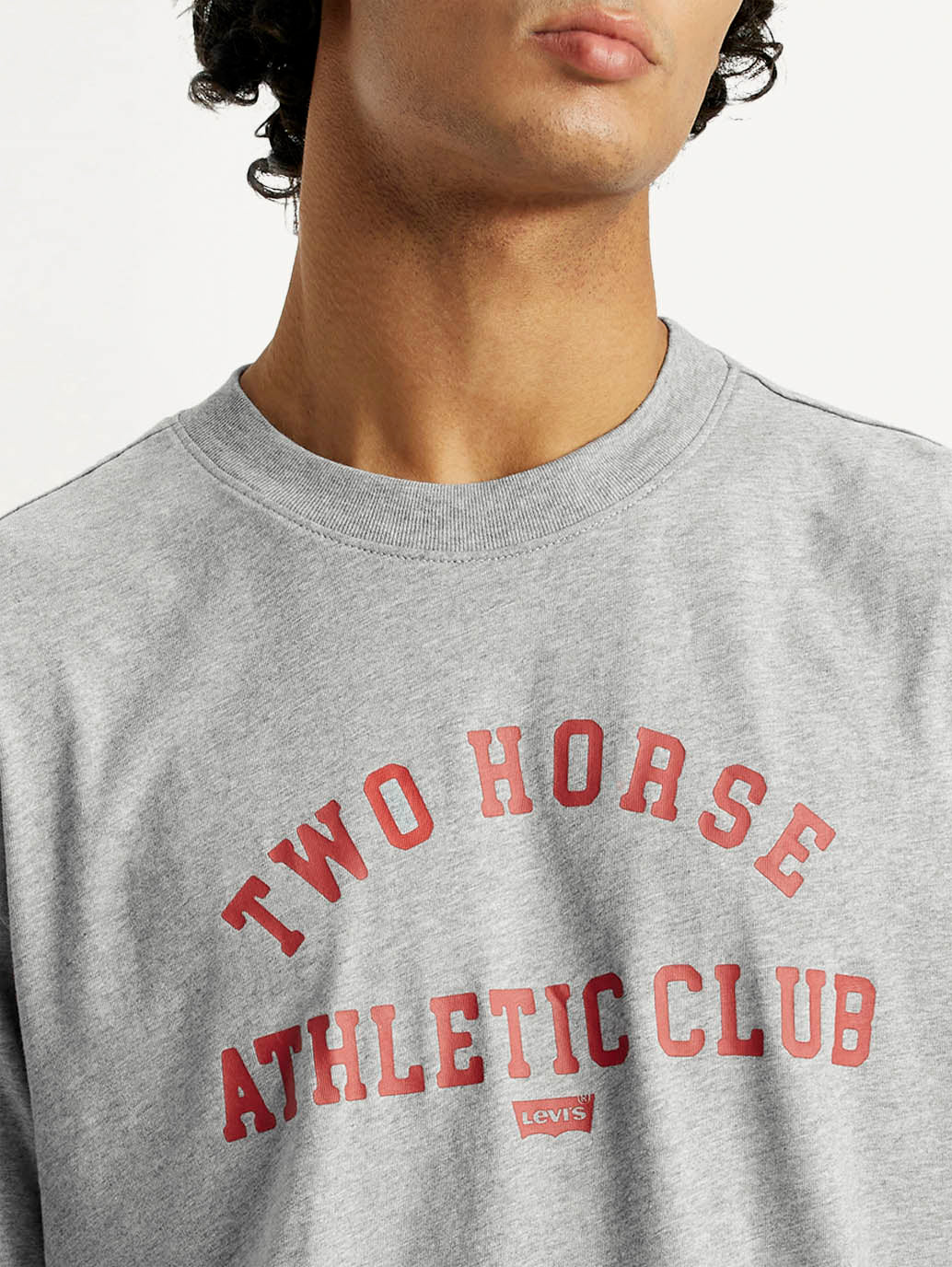 Men's Typography Boxy Fit T-Shirt - Detail View