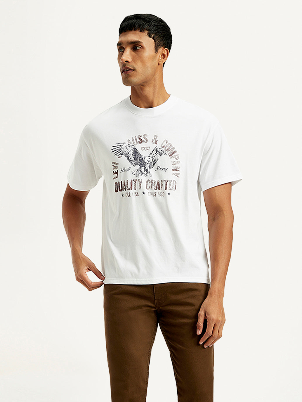 Men's Graphic Loose Fit T-Shirt - Styleshot View