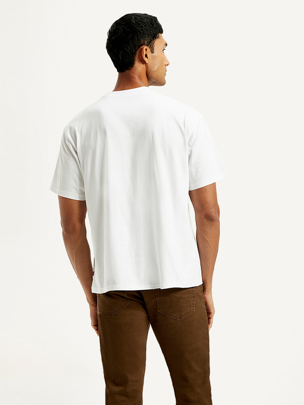 Men's Graphic Loose Fit T-Shirt - Back View