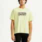 Men's Typographic Print Loose Fit T-shirt - Front View