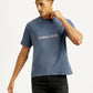 Men's Brand Logo Boxy Fit T-shirt - Styleshot View