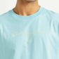Men's Typographic Print Loose Fit T-shirt - Detail View