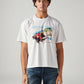 Men's Graphic Print Boxy Fit T-Shirt - Front View