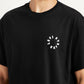 Men's Brand Logo Black Boxy T-shirt - Detail View
