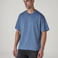 Men's Solid Boxy Fit Jersey T-Shirt - Side View