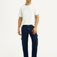 Men's 555 Dark Blue Relaxed Straight Fit Mid Rise Jeans - Styleshot View
