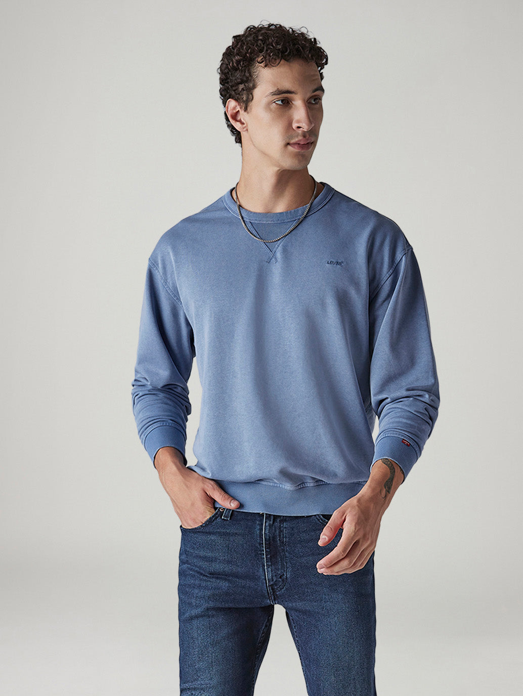 Men's Solid Regular Fit Sweatshirt
