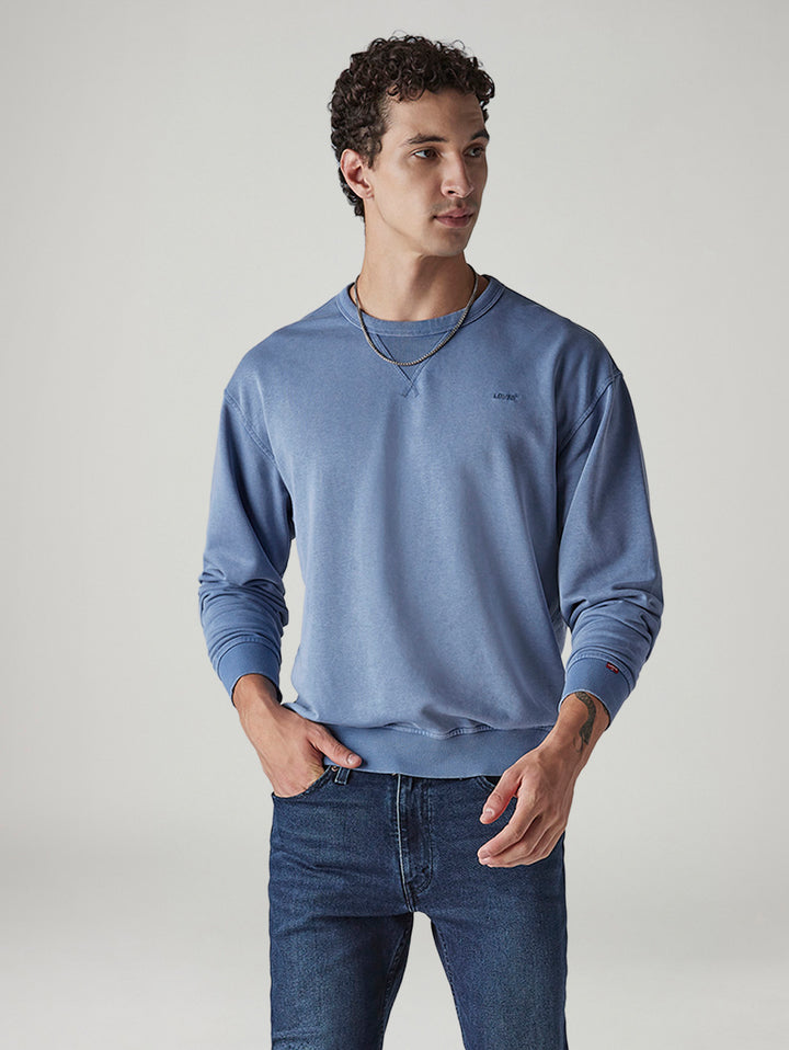 Men's Solid Regular Fit Sweatshirt