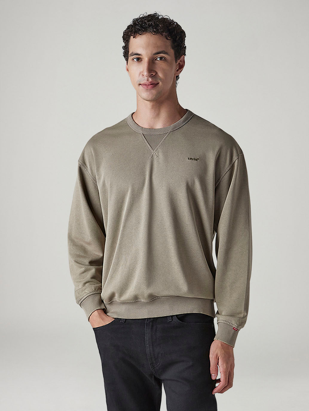 Men's Solid Regular Fit Sweatshirt