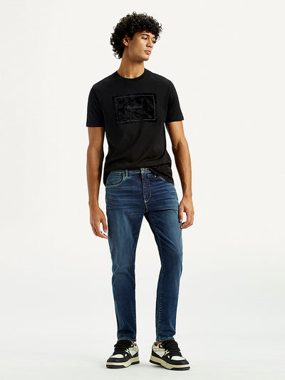 levi's Men's Redloop 512 Dark Indigo Slim Tapered Fit Mid Rise Jeans-picture-43