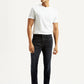 Men's Redloop 512 Charcoal Grey Slim Tapered Fit Mid Rise Jeans - Front View
