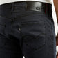 Men's Redloop 512 Charcoal Grey Slim Tapered Fit Mid Rise Jeans - Detail View