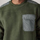Men's Dark Green Solid Regular Fit Sweatshirt - 20 View