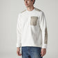 Men's Colorblock Regular Fit Fleece Sweatshirt - Side View