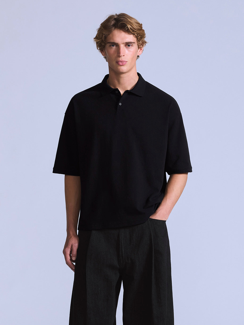 Levi's® Blue Tab™ Men's Cropped Polo - Front View