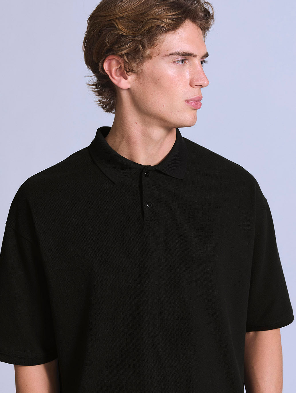 Levi's® Blue Tab™ Men's Cropped Polo - Detail View