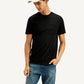 Men's Solid Round Neck T-Shirt - Styleshot View