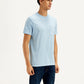 Men's Solid Round Neck T-Shirt - Side View