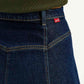 Women's Mid Rise Regular Fit Denim Skirt - Detail View