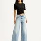 Women's 728 Light Indigo Wide Leg Fit Mid Rise Jeans - Styleshot View