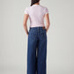 Women's 728 Blue Wide Leg Fit High Rise Jeans - Back View