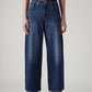 Women's 728 Blue Wide Leg Fit High Rise Jeans - Front View