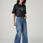 Women's 728 Indigo Wide Leg Fit High Rise Jeans - Styleshot View