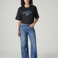 Women's 728 Indigo Wide Leg Fit High Rise Jeans - Front View