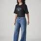 Women's 728 Indigo Wide Leg Fit High Rise Jeans - Side View