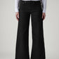 Women's 728 Black Wide Leg Fit High Rise Jeans - Front View