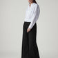 Women's 728 Black Wide Leg Fit High Rise Jeans - Side View