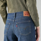 Women's 728 Dark Blue Wide Leg Fit High Rise Jeans - 20 View