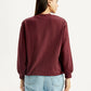 Women's Brand Logo Crew Neck Sweatshirt - Back View