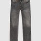 Men's 501 Grey Straight Fit Mid Rise Jeans - Front View